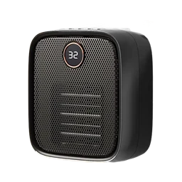 CosyJet compact heater in matte black