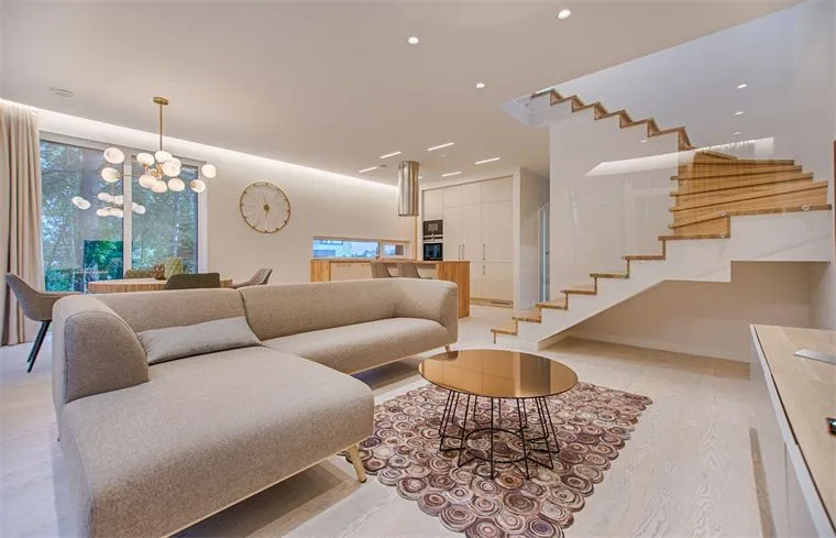 Modern open living room