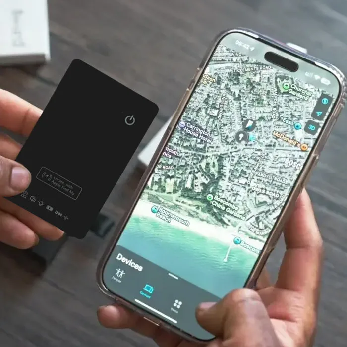 Setting up the Tagsley tracking card in the Apple Find My app